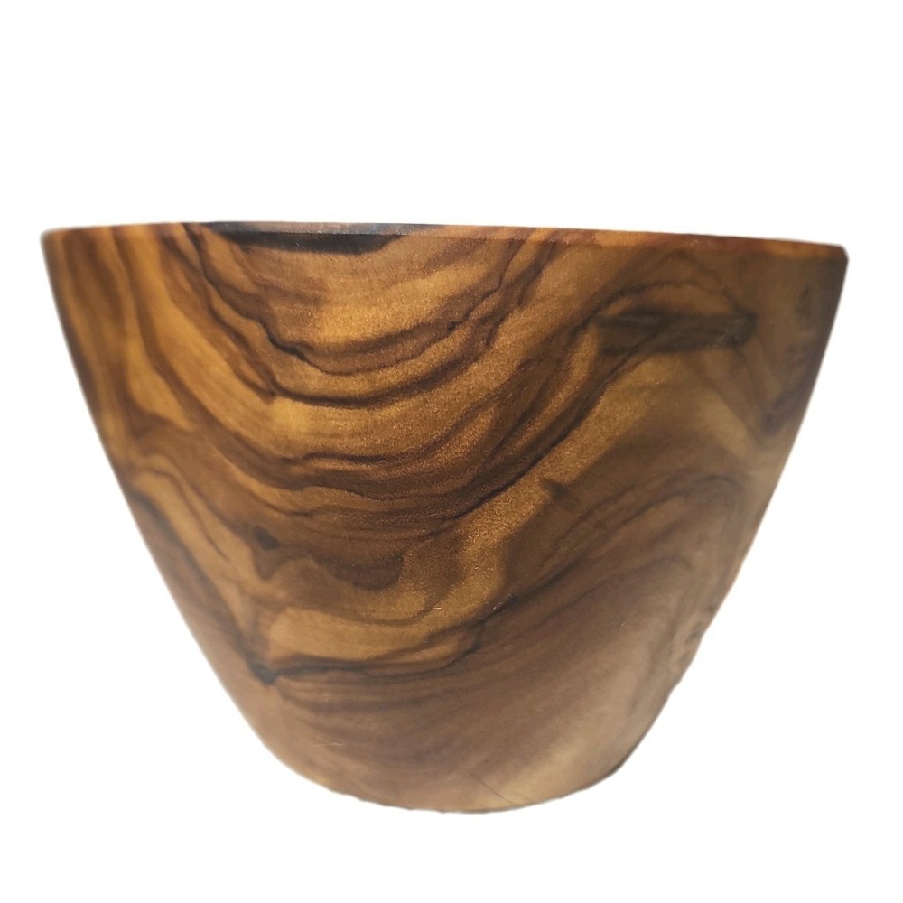 Olive Wood Mini Bowl Dish Small Round